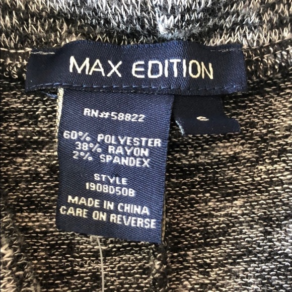 NWT Max Edition Maxi Cowl Neck Dress - Picture 6 of 6